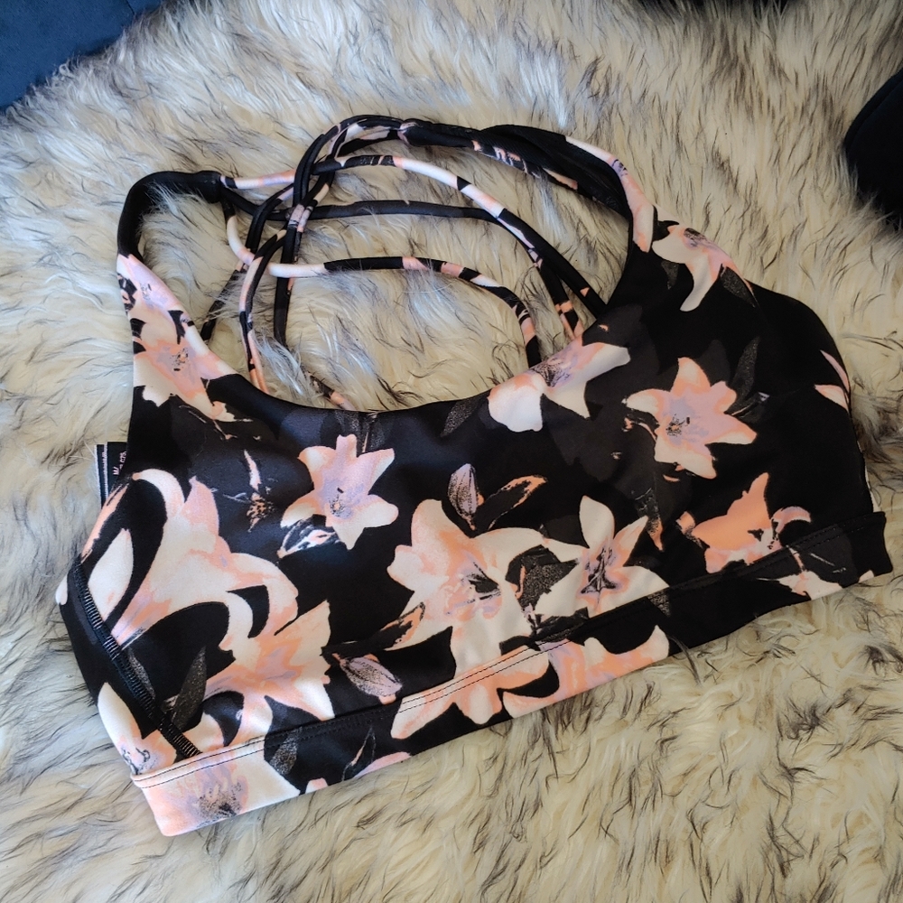 Victoria's Secret floral sports bra